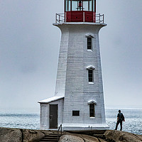 Buy canvas prints of Peggy's Cove Lighthouse by Steven Else ARPS
