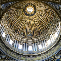 Buy canvas prints of Divine Symmetry: St. Peter's Dome by William AttardMcCarthy