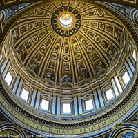 Buy canvas prints of Dome of St. Peter's Basilica by William AttardMcCarthy
