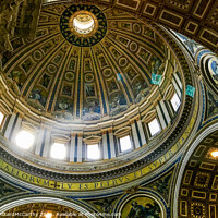 Buy canvas prints of Divine Illumination: St. Peter's Dome by William AttardMcCarthy