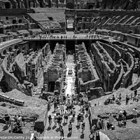 Buy canvas prints of Monochrome Colosseum Exploration by William AttardMcCarthy