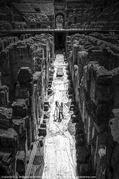 Archaeological Survey: LiDAR Exploration in Colosseum Interior Picture Board by William AttardMcCarthy