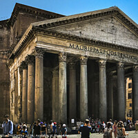 Buy canvas prints of Iconic Pantheon: Ancient Roman Architecture by William AttardMcCarthy