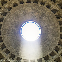 Buy canvas prints of Pantheon Oculus: Abstract God's Rays by William AttardMcCarthy