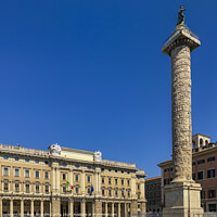 Buy canvas prints of Majestic Marcus Aurelius Column: Ancient Roman Monument by William AttardMcCarthy