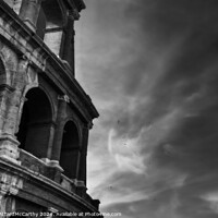 Buy canvas prints of Colosseum Arches: Sky's Embrace by William AttardMcCarthy
