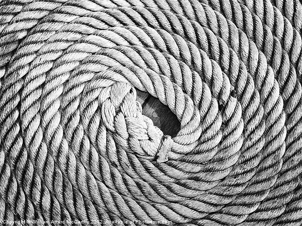 Twirled Rope Picture Board by William AttardMcCarthy