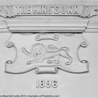 Buy canvas prints of The King's Own Coat of Arms by William AttardMcCarthy