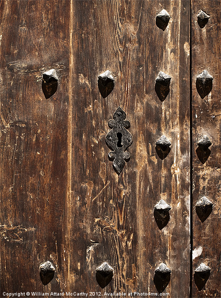 Medieval Doorlock Picture Board by William AttardMcCarthy