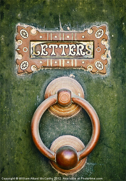 Letters Picture Board by William AttardMcCarthy