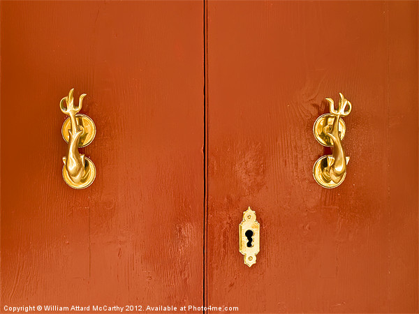 Mdina Door Picture Board by William AttardMcCarthy