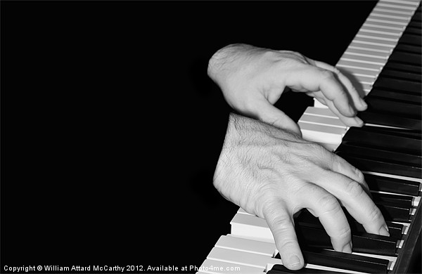 Piano Hands Picture Board by William AttardMcCarthy