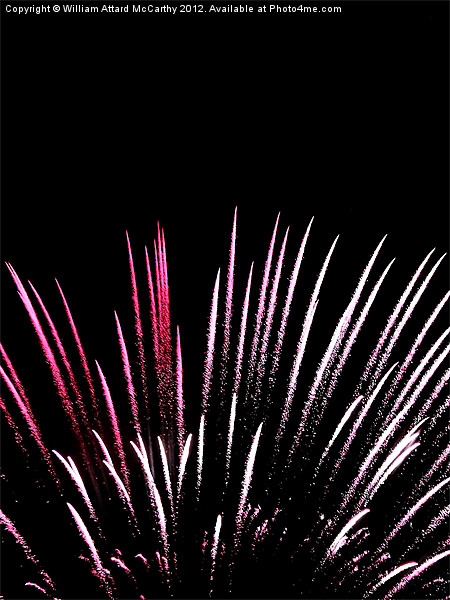Fireworks Picture Board by William AttardMcCarthy