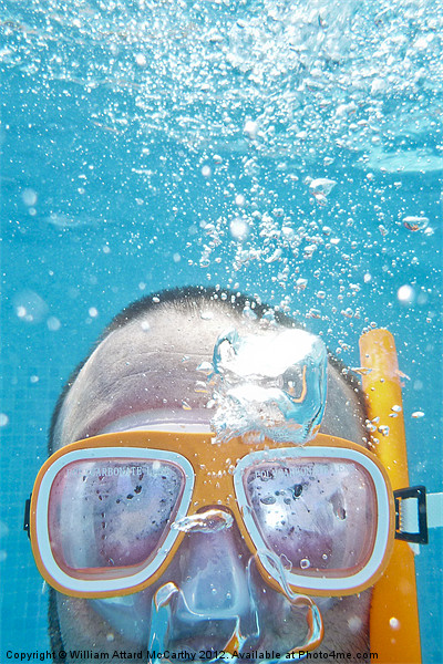 Snorkeller Picture Board by William AttardMcCarthy