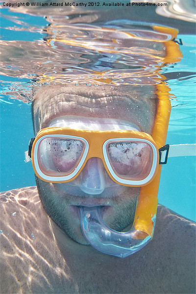 Snorkeler Picture Board by William AttardMcCarthy