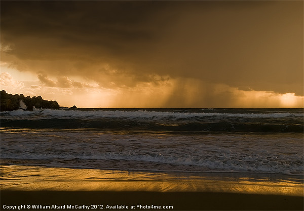 Rain over the Horizon Picture Board by William AttardMcCarthy