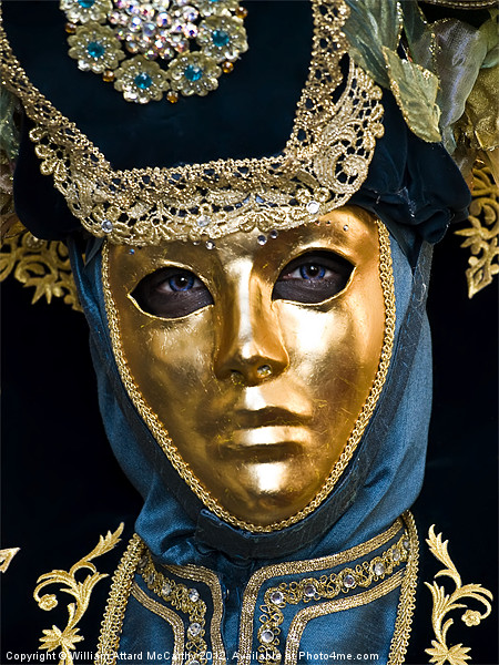 Venetian Mask Picture Board by William AttardMcCarthy