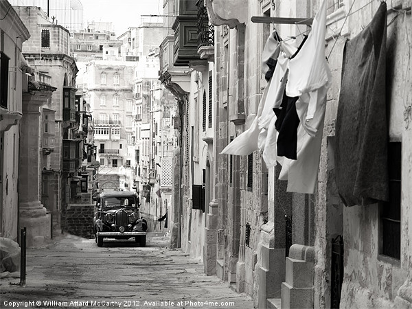 Valletta 1939 Picture Board by William AttardMcCarthy