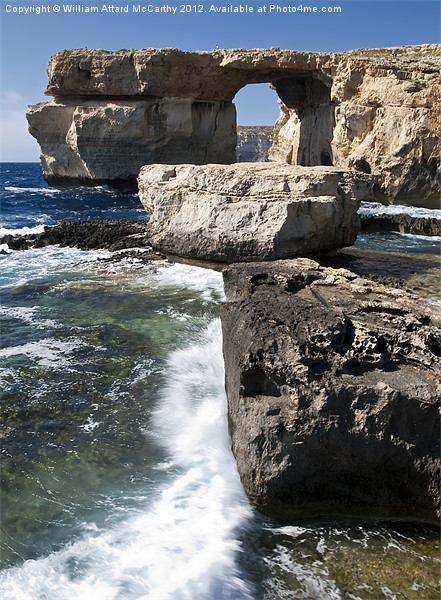 The Azure Window and Blue Hole Picture Board by William AttardMcCarthy