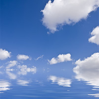 Buy canvas prints of Clouds over Water by William AttardMcCarthy