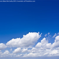 Buy canvas prints of Clouds over Blue Sky by William AttardMcCarthy