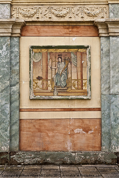Roman Wall Fresco Picture Board by William AttardMcCarthy