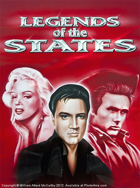 Legends of the States Picture Board by William AttardMcCarthy