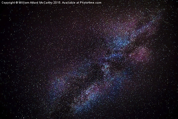 Milky Way Detail Picture Board by William AttardMcCarthy