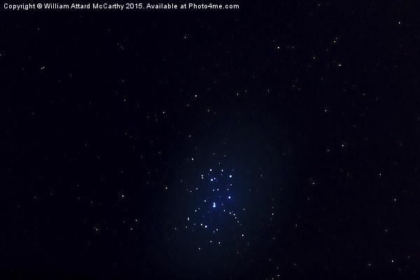 M45 Pleiades Picture Board by William AttardMcCarthy