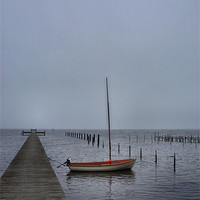 Buy canvas prints of Lonely at the Jetty by Sarah Osterman