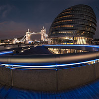Buy canvas prints of City Hall london Tower Bridge by Gary Mather