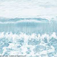 Buy canvas prints of Calm Sea Wave Breaking by Natalie Kinnear