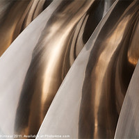 Buy canvas prints of Shine on Metal I - Bronze Tones by Natalie Kinnear