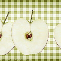 Buy canvas prints of Country Style Apple Slices by Natalie Kinnear