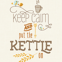 Buy canvas prints of Keep Calm and Put the Kettle On by Natalie Kinnear