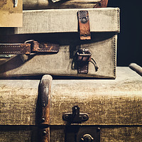 Buy canvas prints of Old Luggage by Natalie Kinnear