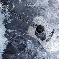 Buy canvas prints of Ice Guitars by Natalie Kinnear