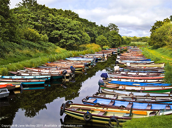 Little Boats, Killarney, Kerry, Ireland Picture Board by Jane McIlroy