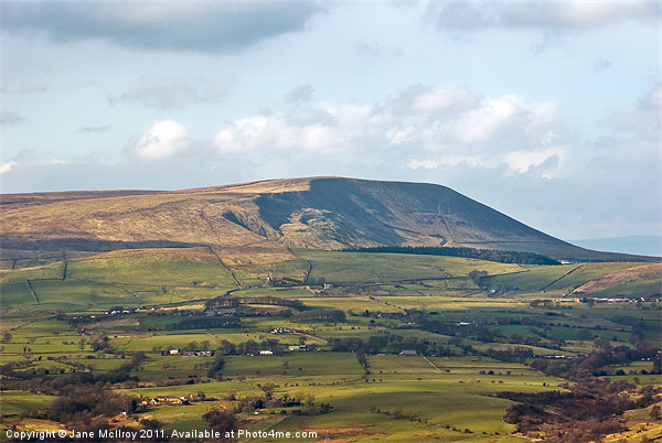 Pendle Hill, Lancashire Moors, England Picture Board by Jane McIlroy