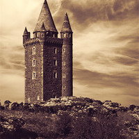 Buy canvas prints of Scrabo Tower, Newtownards, County Down by Jane McIlroy
