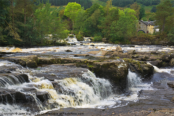 The Falls of Dochart, Killin, Scotland Picture Board by Jane McIlroy