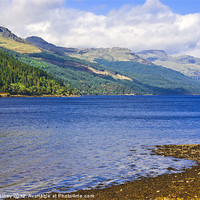 Buy canvas prints of Loch Long, Argyll, Scotland by Jane McIlroy