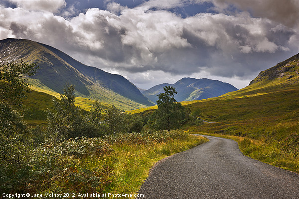 Glen Etive, Highlands of Scotland Picture Board by Jane McIlroy