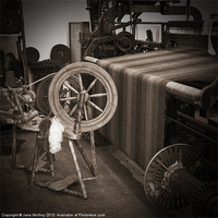 Buy canvas prints of Spinning and Weaving by Jane McIlroy