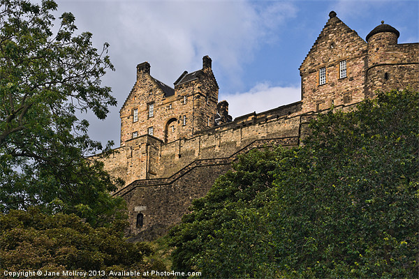 Edinburgh Castle, Scotland Picture Board by Jane McIlroy