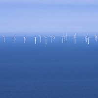 Buy canvas prints of Off-Shore Wind Farm by Jane McIlroy