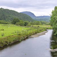 Buy canvas prints of River Dwyryd Wales by Jane McIlroy