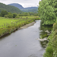 Buy canvas prints of River Dwyryd Wales by Jane McIlroy