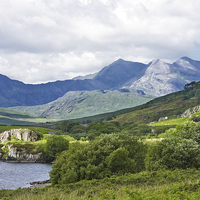 Buy canvas prints of Mountains of Snowdonia by Jane McIlroy