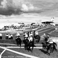 Buy canvas prints of Horse Racing at Downpatrick by Harry Marcus
